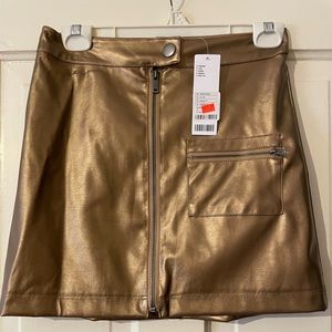 ***Sale*** NWTUrban Outfitters Metallic Faux Leather Skirt Originally $30